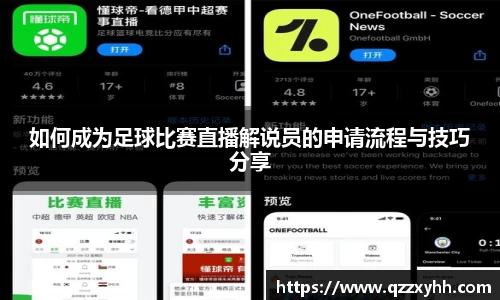 如何成为足球比赛直播解说员的申请流程与技巧分享